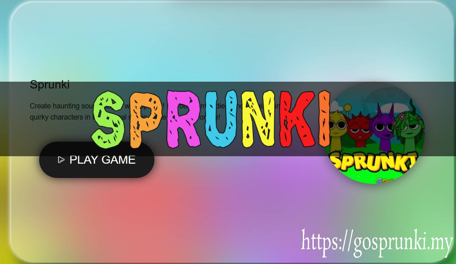 Sprunki - Game Free For Play Online - Play Now!